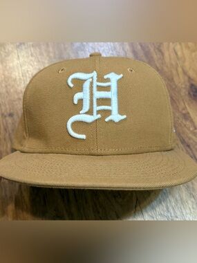 Fitted Hawai’i New Era Hawaiian 59 Fifty Hat Cap 7 1/4 Brown 100% Authentic
